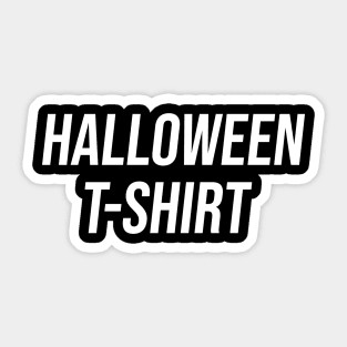 Halloween T-Shirt Sticker